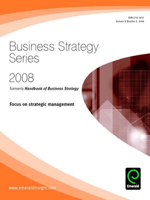 cover image of Business Strategy Series, Volume 9, Issue 1